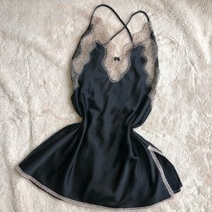 VS satin slip dress
